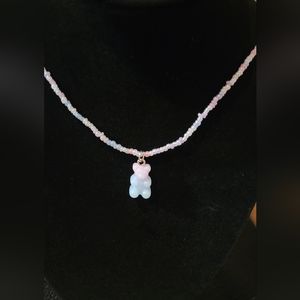 Gummy bear beaded necklace